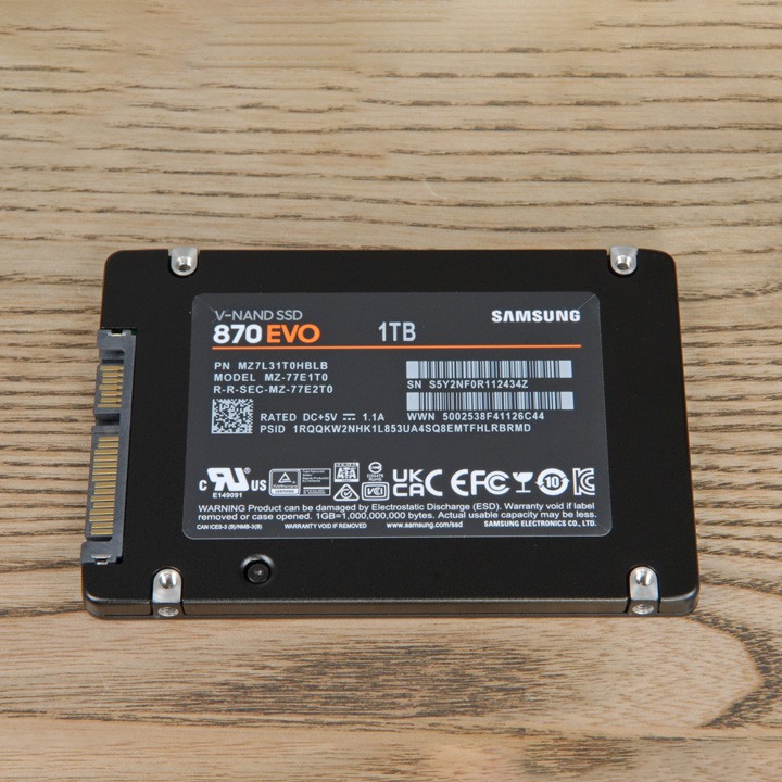 Ổ cứng SSD 2.5 inch SATA Samsung 870 EVO 250GB 500GB 1TB - bảo hành 5 năm