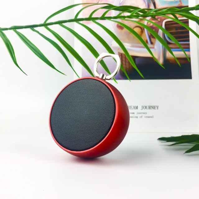 Loa Bluetooth Mini Cầm Tay Cao Cấp BS02 Vỏ Kim Loại Có Móc Treo, Loa Di Động Cầm Tay Cao Cấp