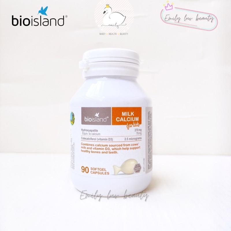 Bio island Milk Canxi cho bé 7m+ Úc