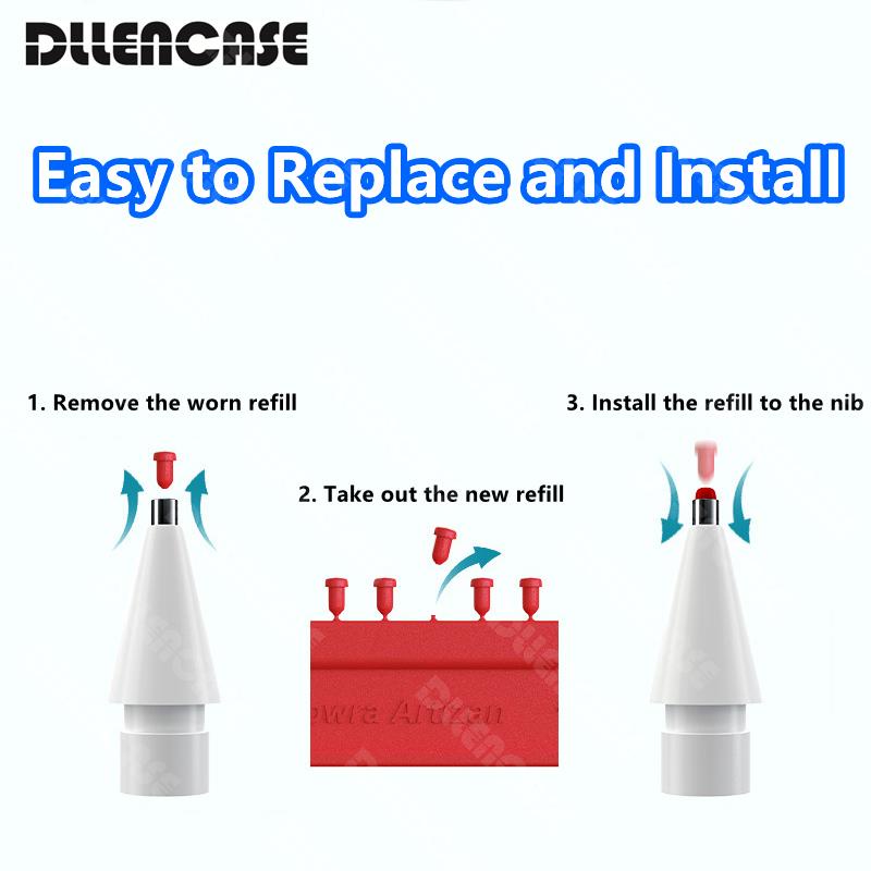 Đầu ngòi bút cảm ứng DLLENCASE A311 thay thế thích hợp cho iPad Pencil 1 / 2 1st 2nd Generation