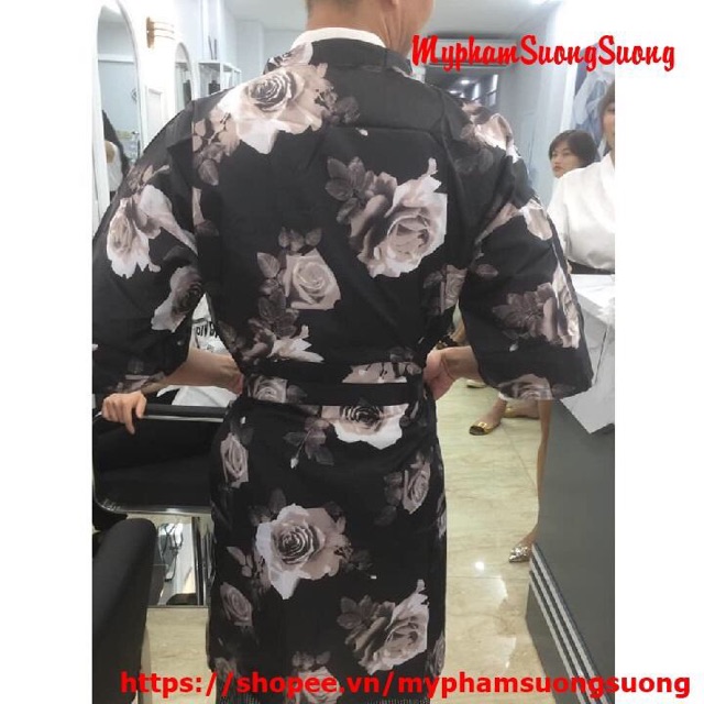 Áo choàng Kimono dùng cho khách, cho thợ cắt tóc