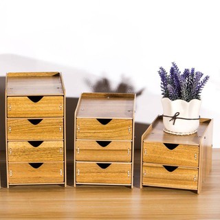 🍁 Hộp Đựng Đồ Bằng Gỗ Kiểu Ngăn Kéo Tiện Dụng