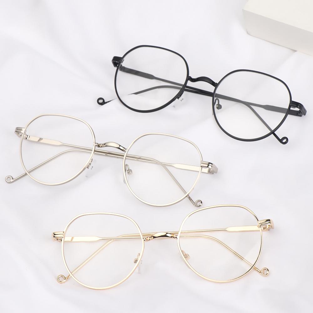 ESPO Mắt Kính Gọng Tròn Bằng Kim Loại Phong Cách Unisex