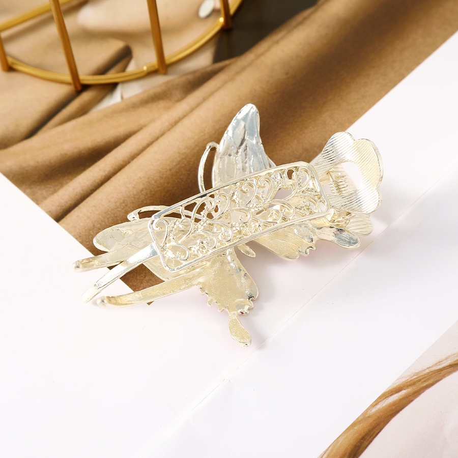 Kẹp Tóc Càng Cua Bằng Hợp Kim Sơn Hình Bướm Phong Cách Trung Hoa Cho Nữ