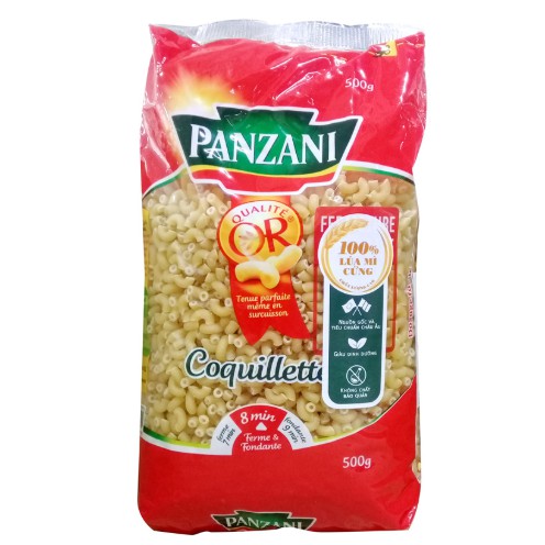 Nui cọng nhỏ Panzani Coquillettes bịch 500g