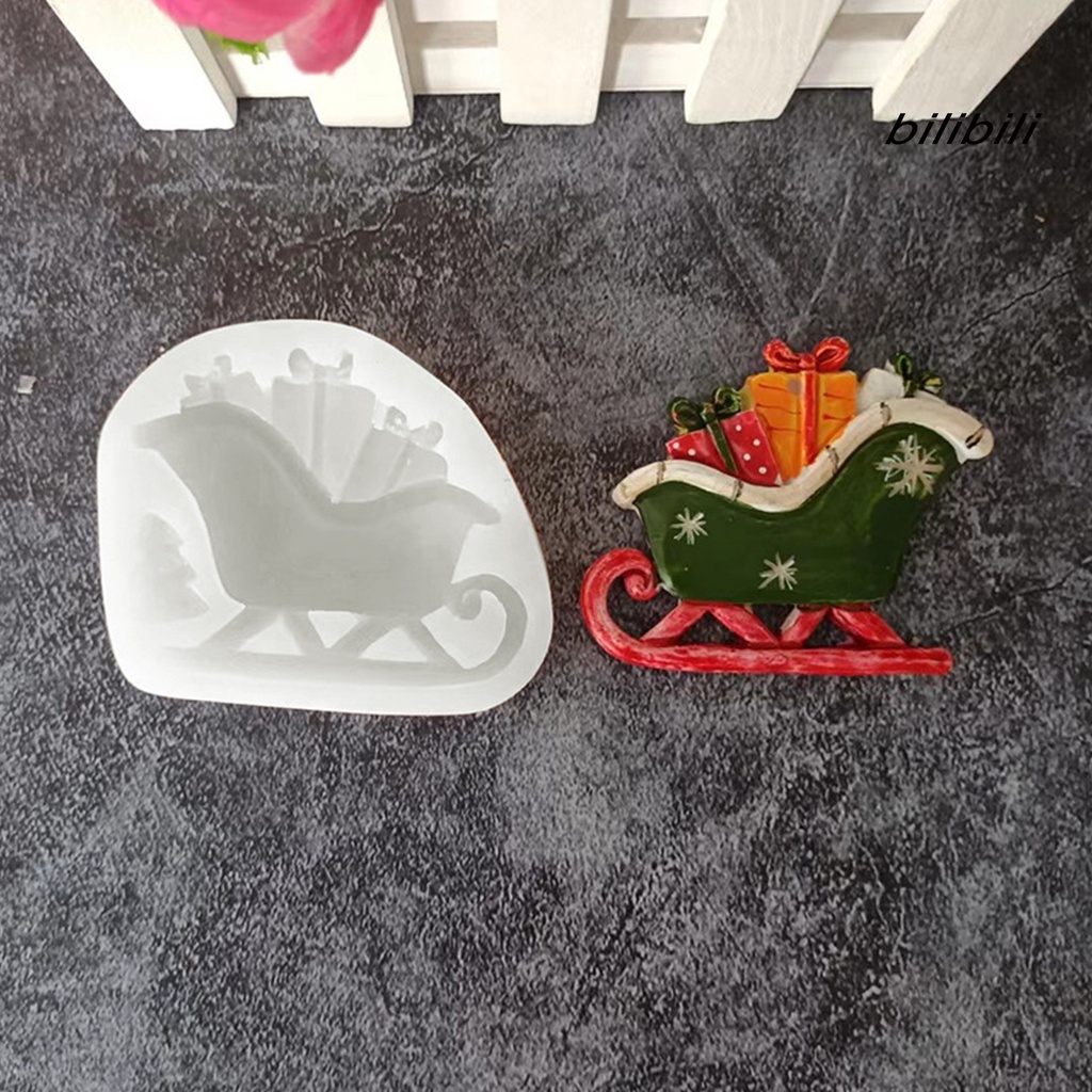 Khuôn Làm Bánh Không BPA Chống Dính Hình Ông Già Noel DIY