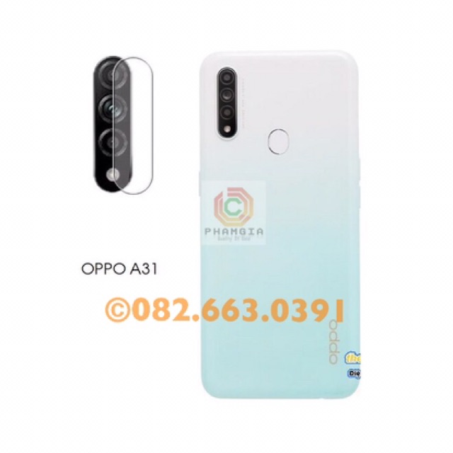 Cường lực camera oppo a31 2020 / a91  siêu trong, siêu bền dẻo 9H+