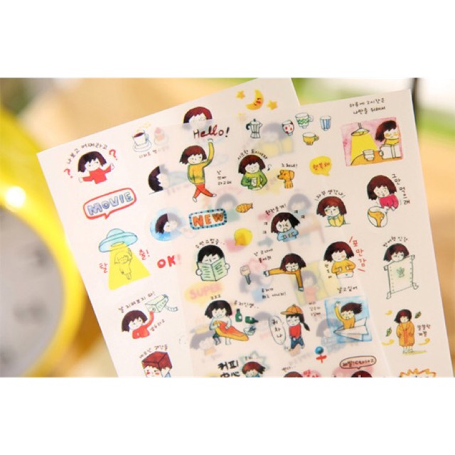 Bộ sticker cô gái momoi