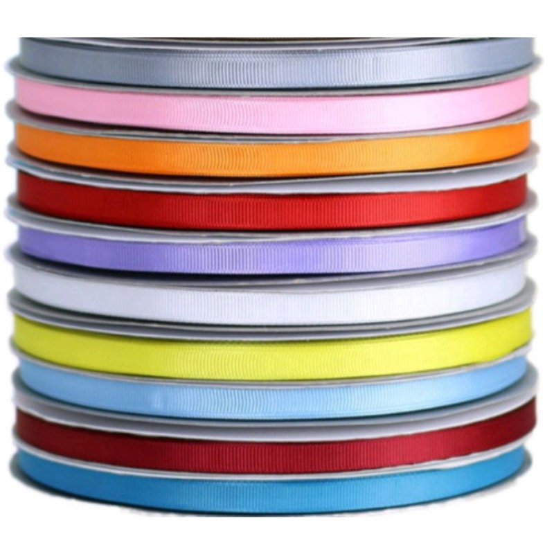 Cuộn 20 mét ruy băng gân 0.6cm nhiều màu