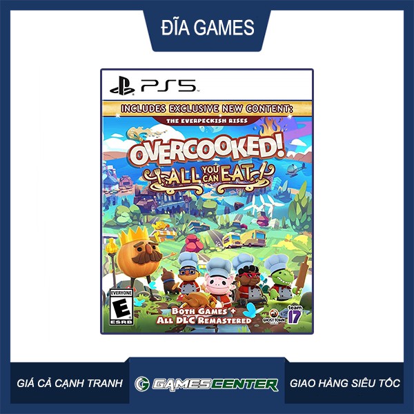 Đĩa game PS5 Overcooked All You Can Eat