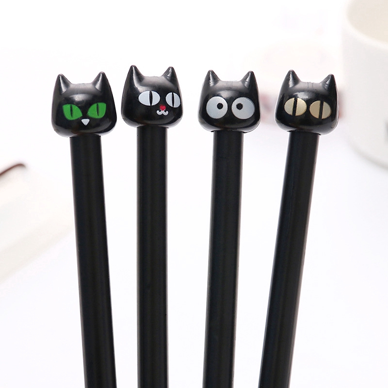 Bút mực gel ngòi 0.5mm hình mèo dễ thương