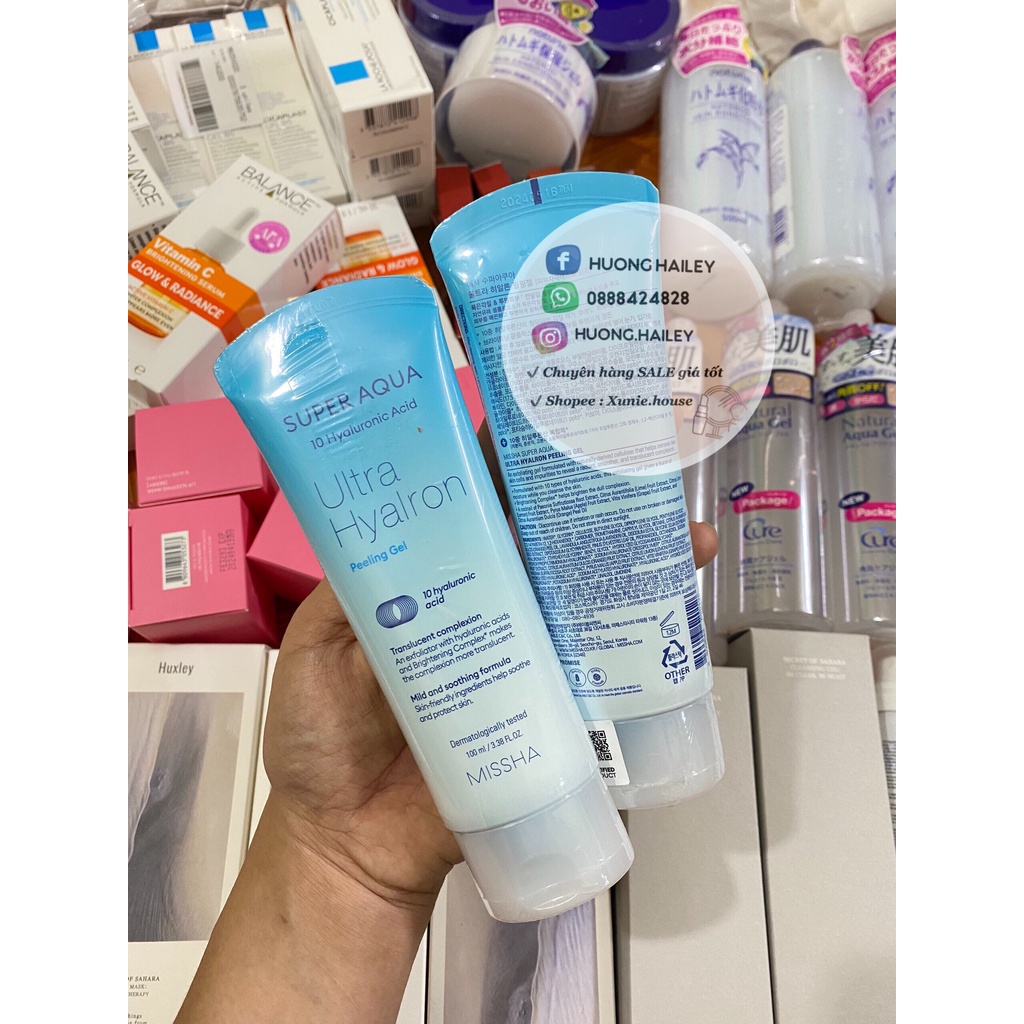 Tẩy da chết Missha Super Aqua Peeling Gel