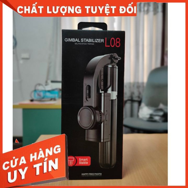 Gậy chống Rung Gimbal Stabilizer L08📷[ CỰC PHẨM ] 📸Tay Cầm Chống Cho Điện thoại Gimbal L08 Có Bluetooth Tiện Dụng | BigBuy360 - bigbuy360.vn