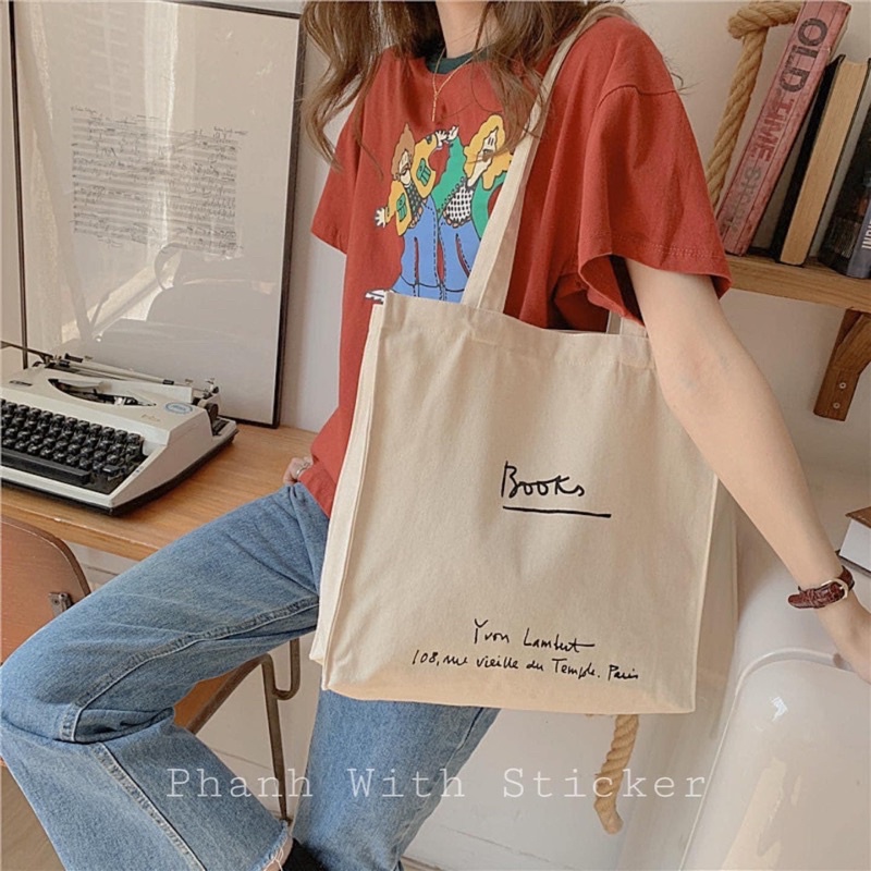 túi tote BOOKS