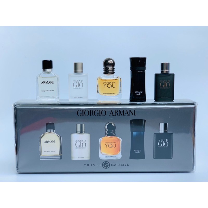 Set 5 chai nước hoa mini Giorgio Armani của nam | BigBuy360 - bigbuy360.vn