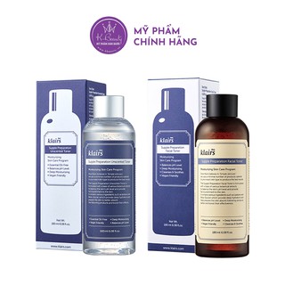 Toner Klairs có mùi/ không mùi Dear Klairs Supple Preparation (Facial/Unscented) Toner 180ml KBeauty