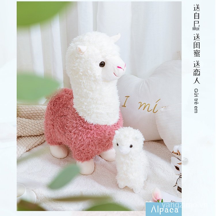 Thú nhồi bông hình lạc đà Alpaca đáng yêu