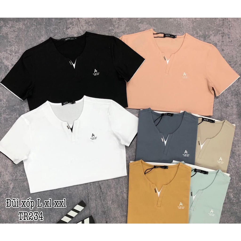 Áo Thun Nam Cổ Tim ,Kiểu Dáng Body ,Trẻ Trung ,Năng Động (KIM ANH STORE 1003/2 Bình giã Vũng Tàu)