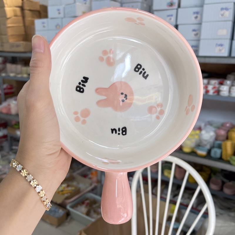 Chảo sứ đựng và trang trí đồ ăn siêu đáng yêu