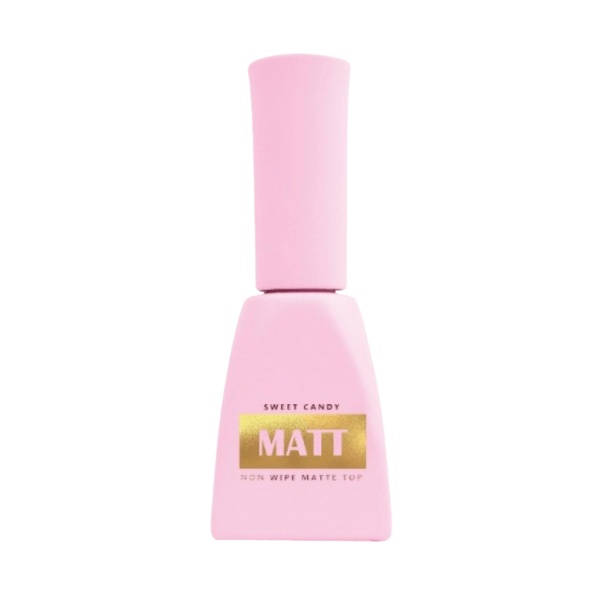 Sweet Candy Sơn Gel Top nhám lỳ, Non Wipe Matt Top Gel Candy Hàn quốc chính hãng không cần lau gel 10ml