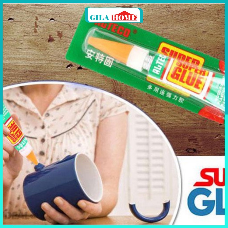 Keo Dán Giày Tường Gỗ Nhựa Đa Năng Siêu Dính ANTE SUPER GLUE Dán Được Cho Cả Sắt Và Kính An Toàn Cho Người Dùng