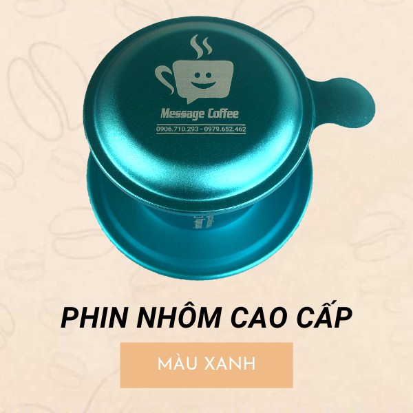 Phin cà phê nhôm cao cấp, màu anode, chất lượng, sang, phin pha cà phê từ - Bale