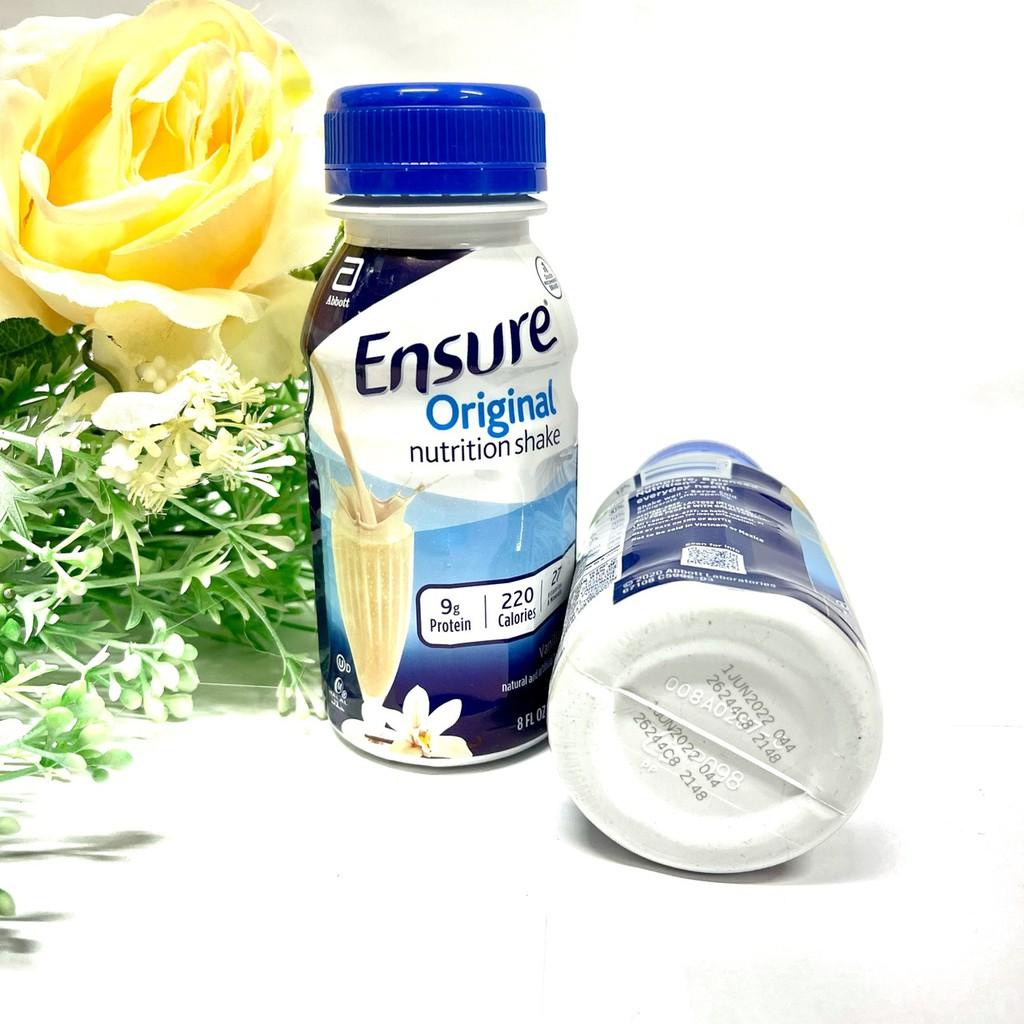 [ CHÍNH HÃNG ] Sữa Ensure Nước Original Hương Vanilla 237ml Hàng Nhập Khẩu Mỹ -Dành cho mọi lứa tuổi