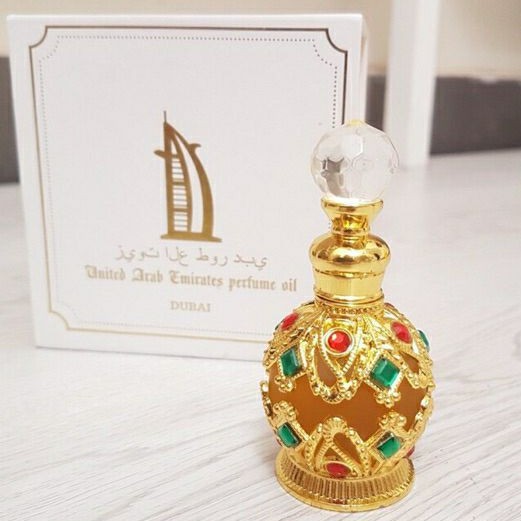 (giao mùi ngẫu nhiên) - Tinh dầu nước hoa Dubai Kasatot chai đính đá vương miệng 15ml