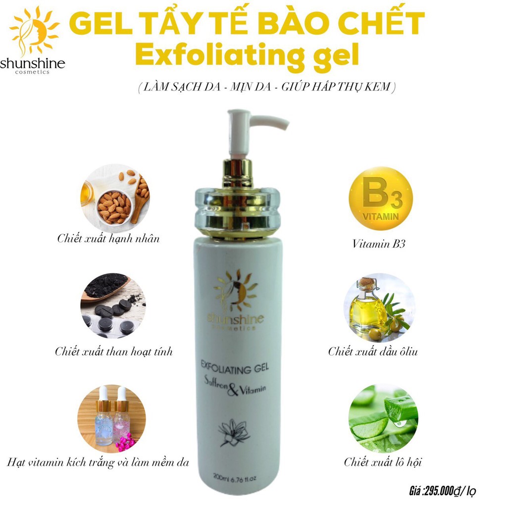 Shunshine Cosmetics Gel Tẩy Tế Bào chết - Dành cho mọi loại da | BigBuy360 - bigbuy360.vn