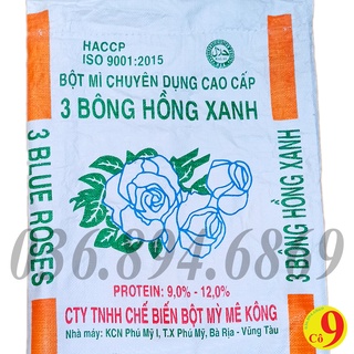 Bột mì số 8 Bông Hồng Xanh - bao 25kg (Cake Flour)