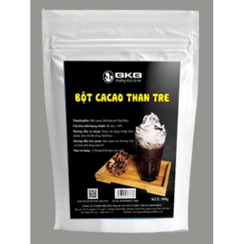 Bột cacao than tre BKB 500g