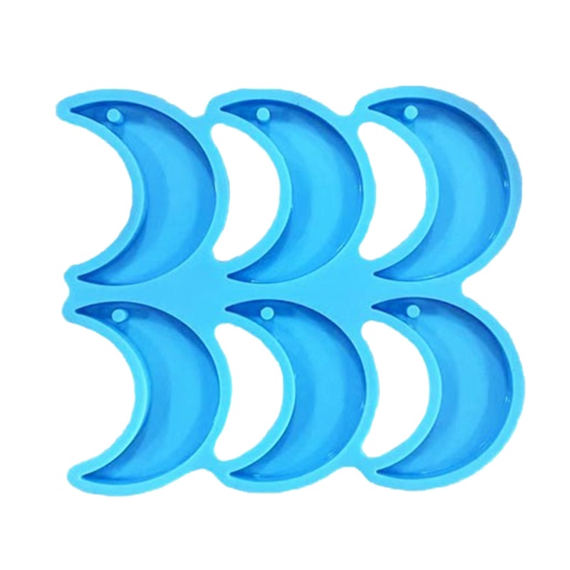 Sa Khuôn Làm Bông Tai Hình Mặt Trăng Ngôi Sao Bằng Resin Epoxy Độc Đáo Trang Trí Nhà Cửa