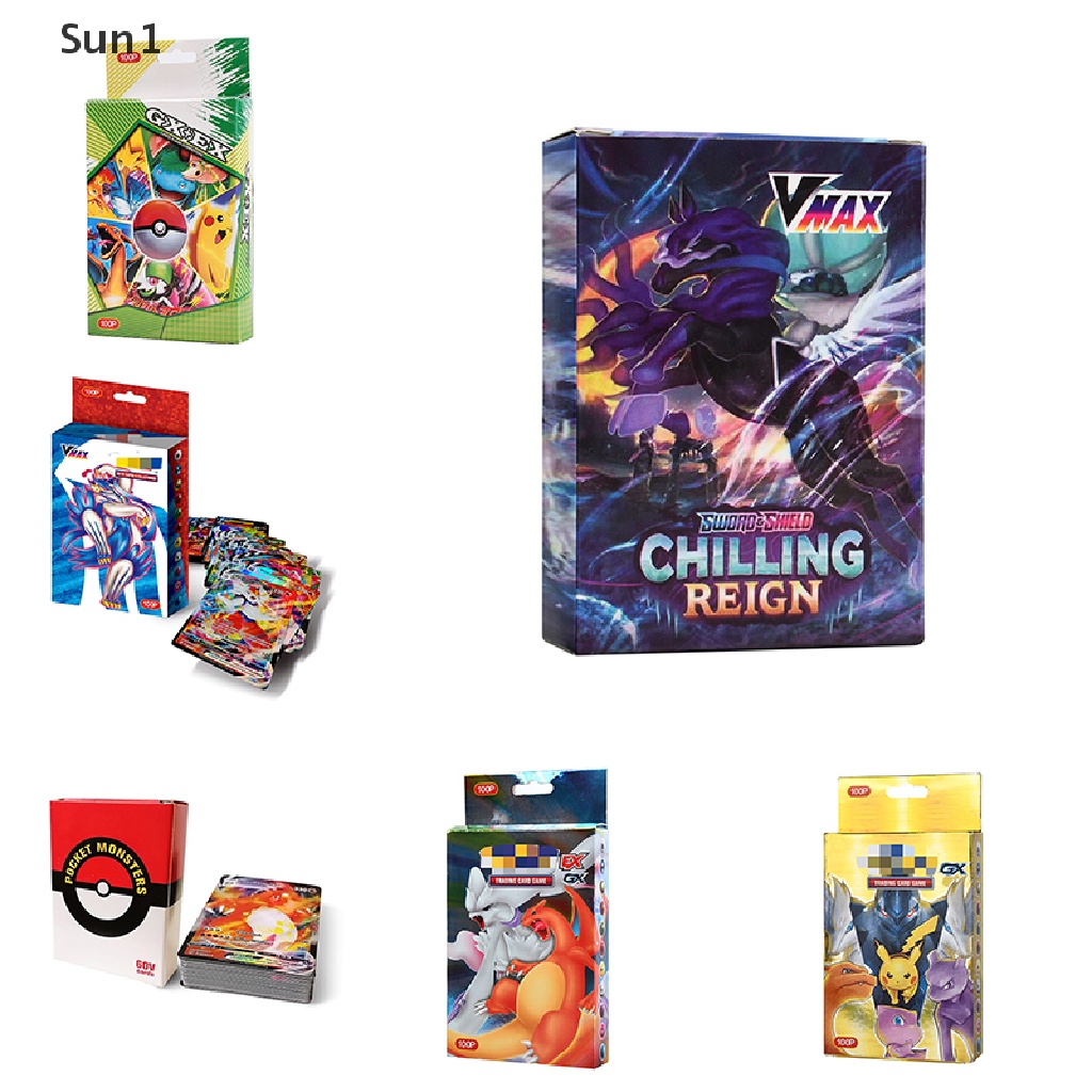 Bộ 1 &gt; 100 Thẻ Bài Pokemon Vmax