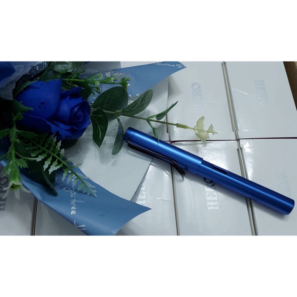 Bút Máy Luyện Chữ T01-Ngòi Kim Tinh Nét Mảnh, Thanh Đậm Cực Tốt, Vỏ Nhôm Cầm Chắc Tay- Bút Tự Tạo Thanh Đậm