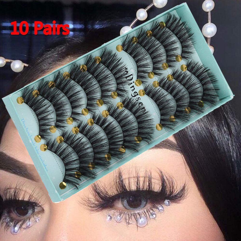 Bộ 10 Cặp Lông Mi Giả Tự Nhiên 3D
