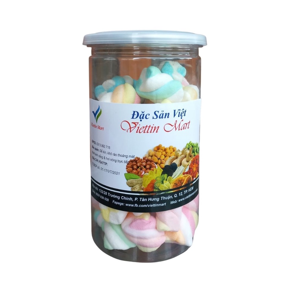 Kẹo Bông Gòn Marshmallow VIETINNMART 200G