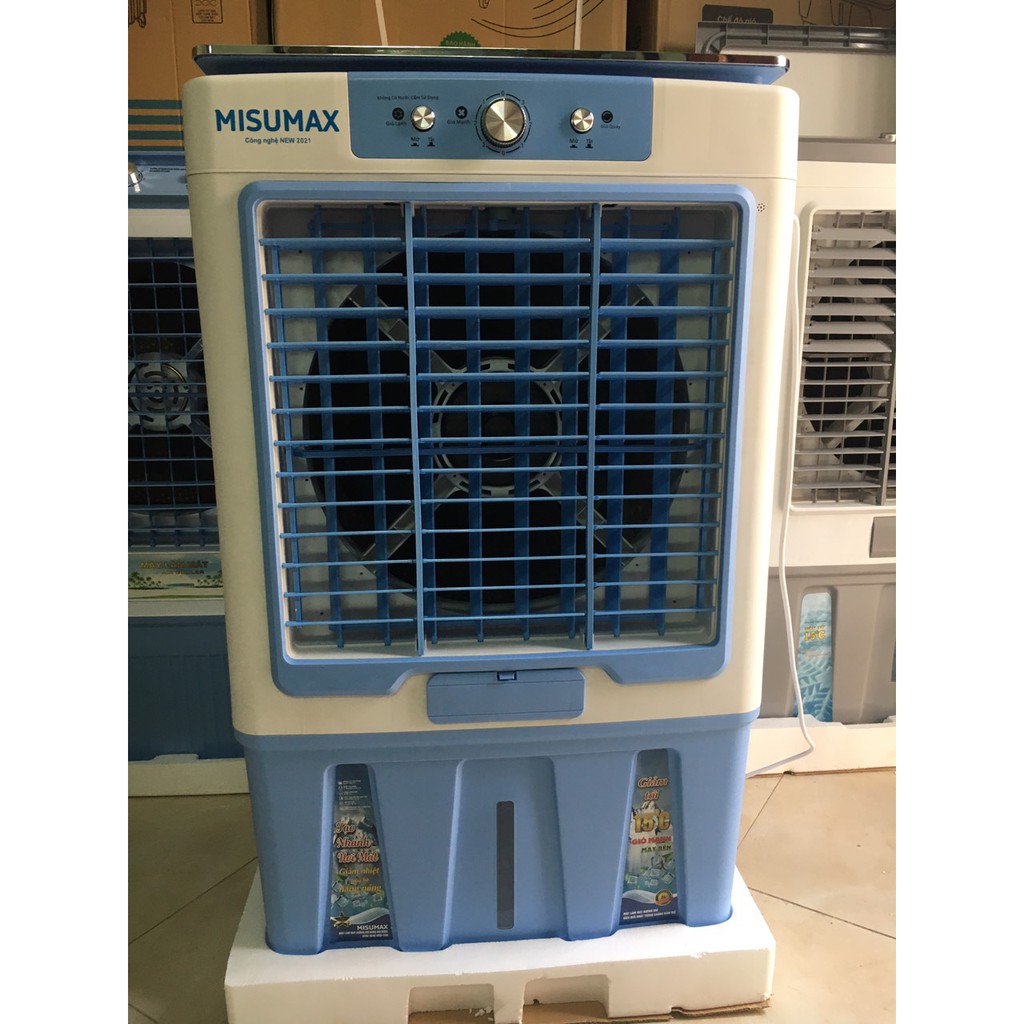 Quạt Điều Hòa - Quạt Hơi Nước MISUMAX 65 Lít tiết kiệm điện - Bảo hành 2 năm-Tặng kèm 2 hộp đá khô | BigBuy360 - bigbuy360.vn