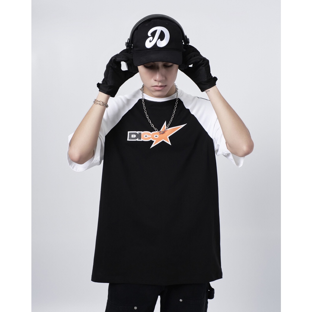 Áo Thun DirtyCoins Dico Star Raglan T-shirt - Black