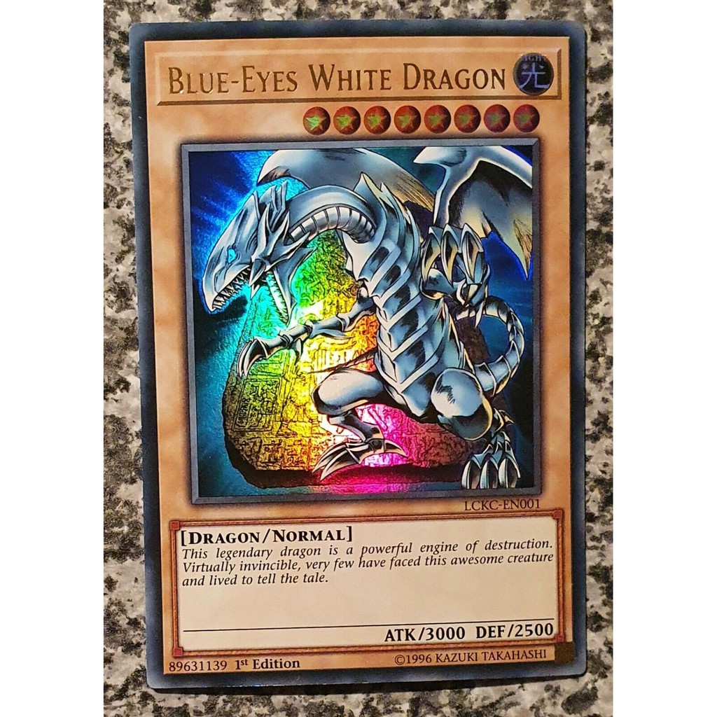 Bài Yugioh - Blue Eyes White Dragon (Ultra Rare) # Rồng Trắng Mắt Xanh Art Tablet