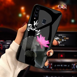 ốp sam sung A20S Mặt kính cường lực