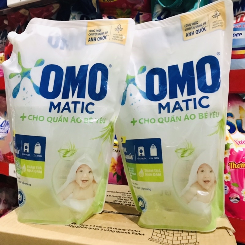 [Nước giặt OMO Matic cho quần áo bé yêu 2Kg