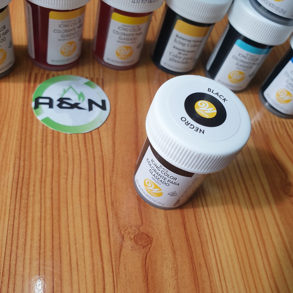 Màu thực phẩm Wilton Black - 1oz