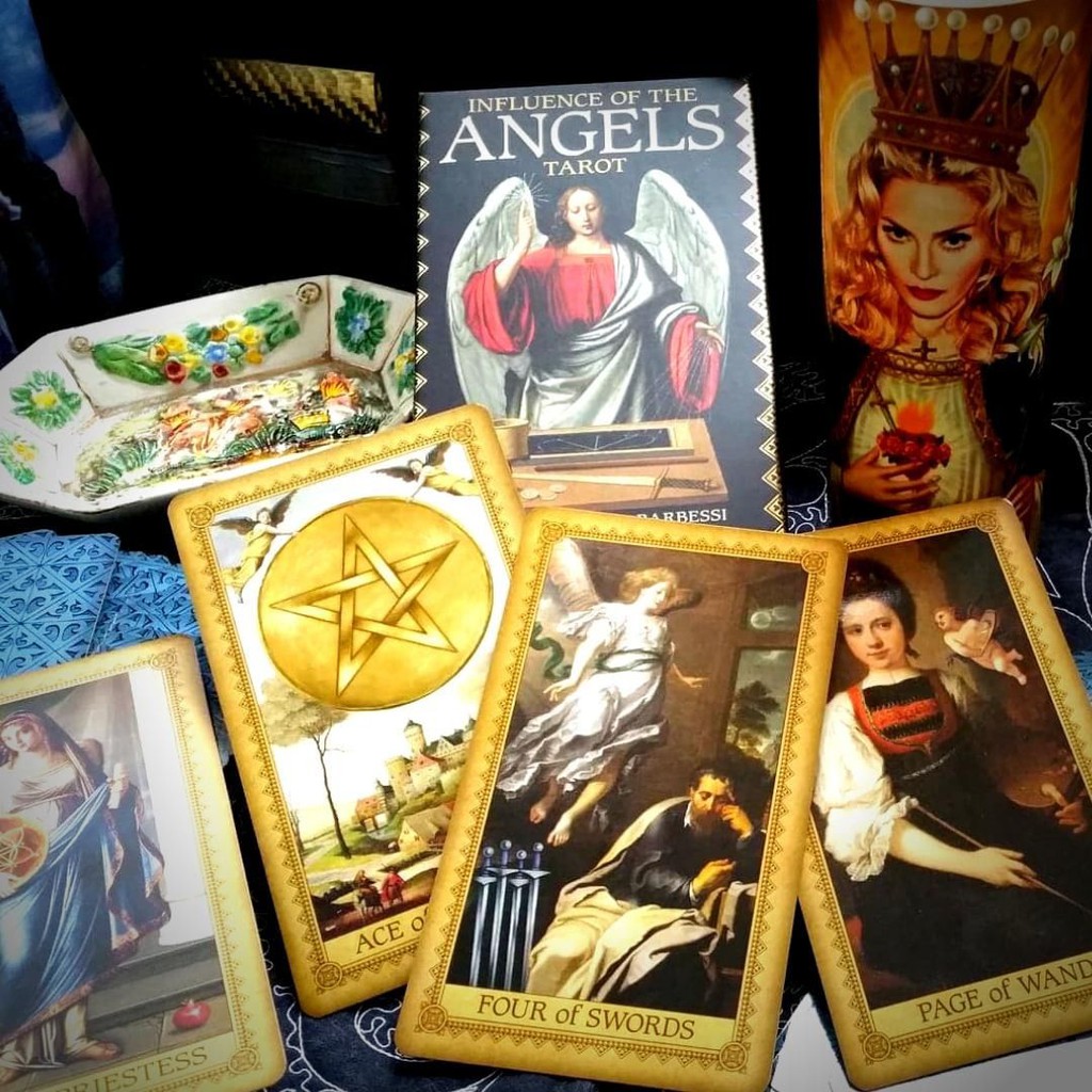 Bộ Bài Influence Of The Angels Tarot (Mystic House Tarot Shop)