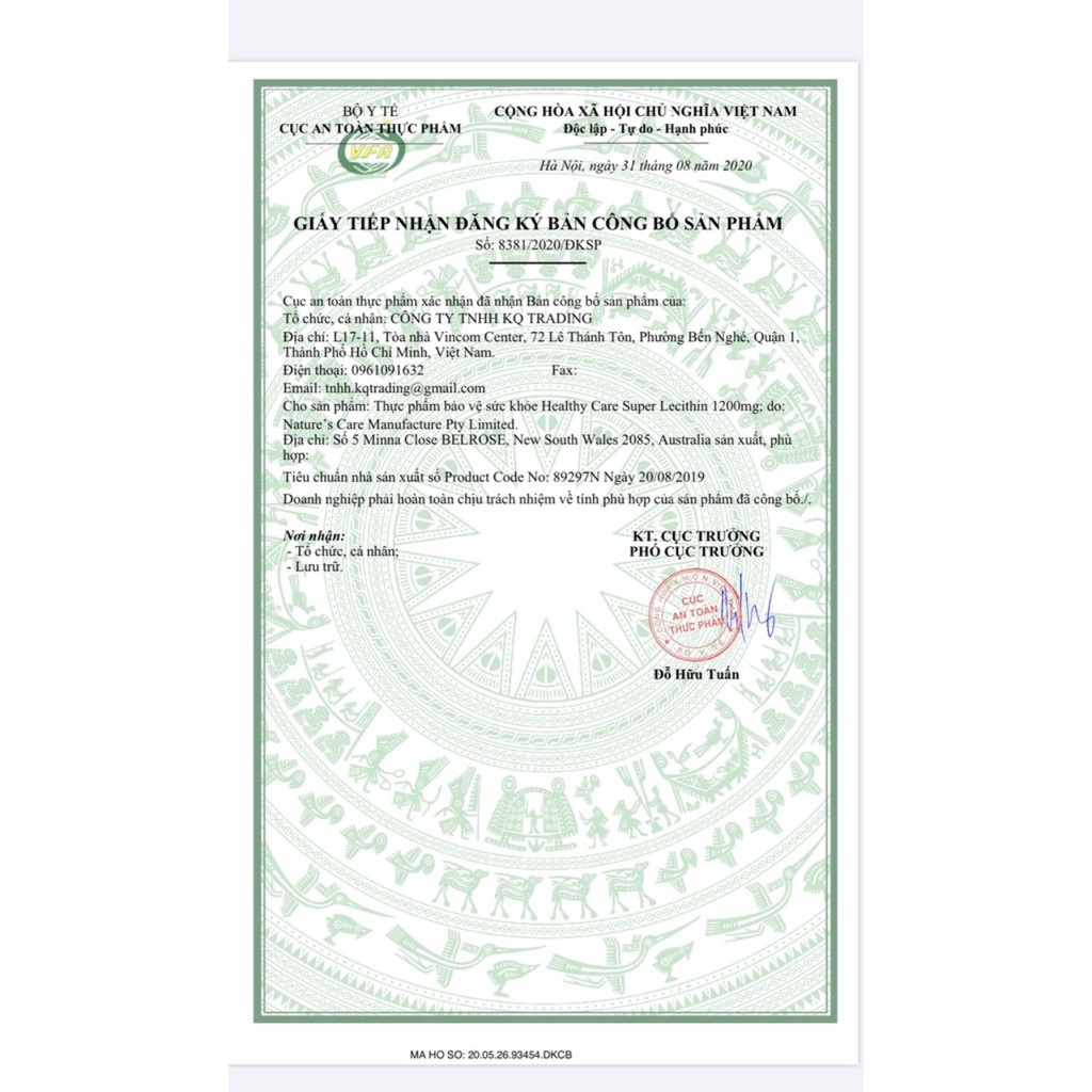 Mầm Đậu Nành Healthy Care Lecithin 1200mg Tốt Cho Sức Khỏe 100 Viên