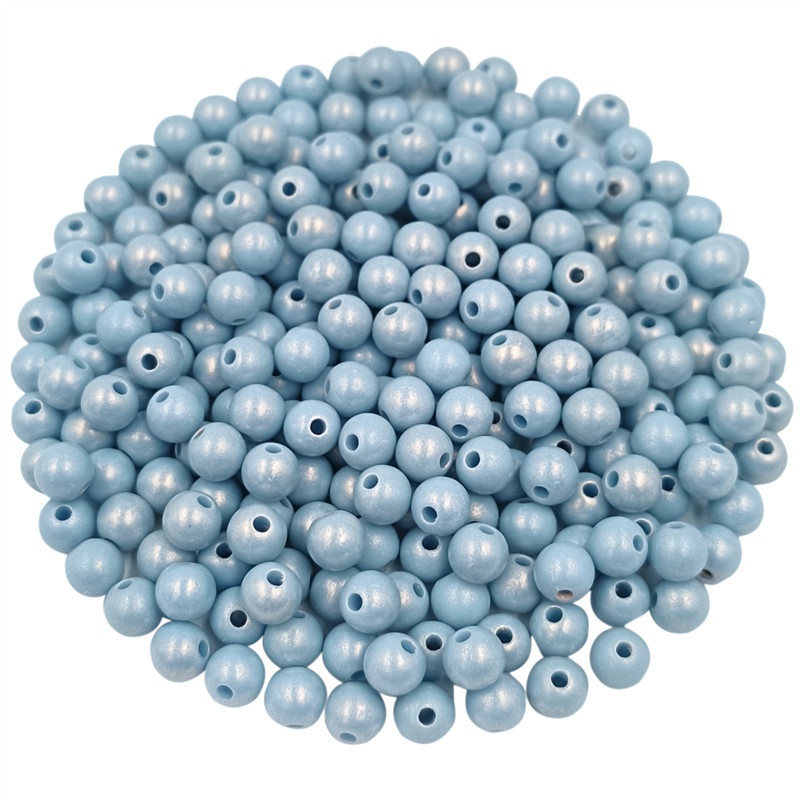 Bộ 100 Hạt Tròn 6mm Màu Sắc Dùng Làm Trang Sức DIY