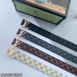 Thắt lưng da mặt Lv đúc cực sang - Dây nịt