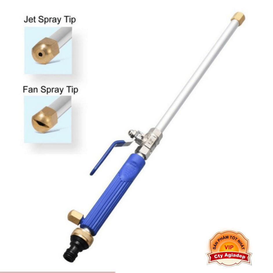 Vòi bơm xe hơi oto xe máy siêu áp lực 2 đầu xịt AGD - Rửa sạch mọi vết bẩn Water Jet 206657