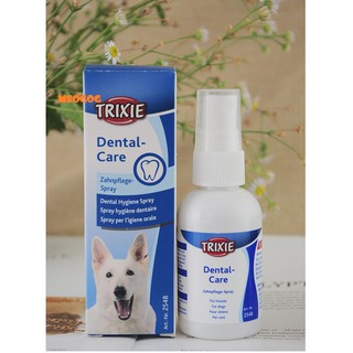 Xịt Thơm Miệng Bảo Vệ Nướu Răng cho chó mèo Dental Care Trixie 50ml Meogog
