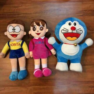 Nobita , Xuka , Đôraemon nhồi bông