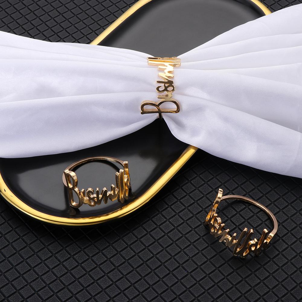 Set 1 / 6 Vòng Giữ Khăn Ăn Cho Nhà Hàng / Tiệc Cưới